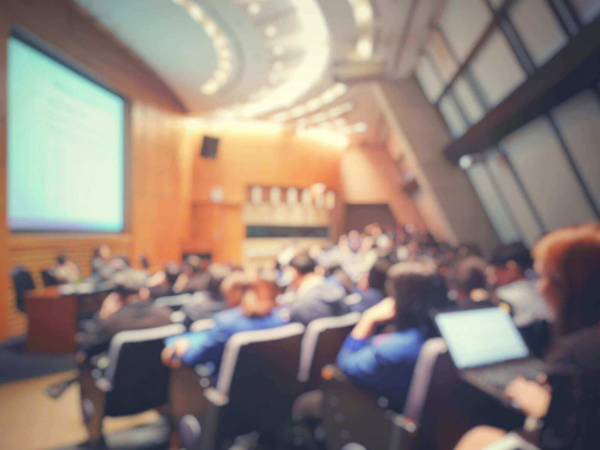 stock photo of an auditorium