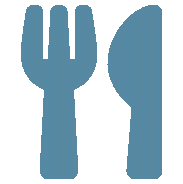 fork and knife icons